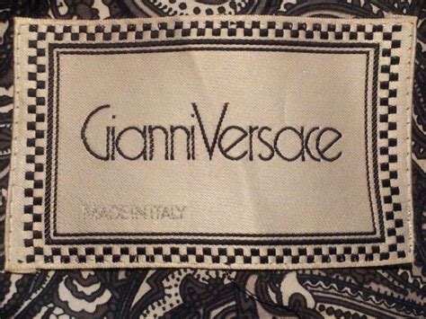 versace inside label|vintage gianni versace label.